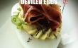 Deviled eieren - Prosciutto bekroond gastronomisch Deviled eieren