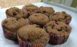 Gluten en zuivel-vrij donkere chocolade Chip Muffins van lijnzaad