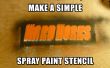 Eenvoudige Spray Paint Stencil