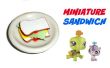 Miniatuur sandwich (pop ambachtelijke)