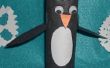 Toiletpapier rol Penguin Craft Project voor Kids