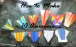 How to Make 10 Awesome Paper Airplanes! 