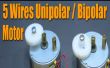 Stepper Motor Basics - 5 draden unipolaire / bipolaire Motor