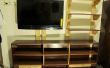 Draaien van een boekenkast in een TVs met drie schappen & meer planken