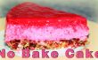 GEEN bak Raspberry Cake, Eggless en Flourless Cake