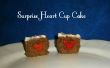 Verrassen hart chocolade Cup Cake