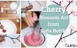 Cherry Blossom kunst uit de fles Soda in 11 stappen