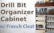 Boor bits kabinet w / Franse Cleat