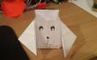 Origami hond gezicht vak