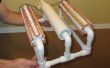 Dubbele vat Rubber Band Gun - PVC pijp projecten