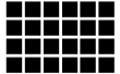 Optische illusie - zwarte vierkantjes en Gray Dots