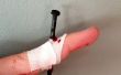 Gemakkelijk, snel, veilig, goedkoop bloedige Nail via vinger - Craft voor halloween fundraiser het verzamelen van