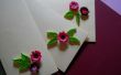 Eenvoudige bloem en blad filigraan zonder een filigraan Tool