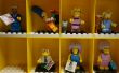 Lego Minifig vitrine mod voor Simpsons minifigs