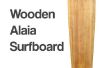 Houten Alaia Surfboard