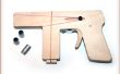 Maak een Toy-hout-Gun die scheuten 9mm messing darmen