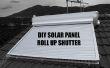 DIY solar panel oprollen sluiter (zonne-gordijn, tapparella solare)