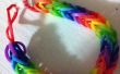 Vis staart armband Rainbow Loom