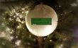 De Tweetball: Een kerst Ornament bal die toont uw vrienden twitter wensen