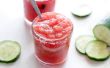 Bevroren watermeloen komkommer Aqua Fresca