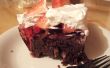 Glutenvrije chocolade Brownie Jelly aardbeien room Cake! 