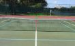 Bal netto aanpassing voor Tennisbaan augurk