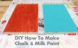 DIY Hoe Make krijt verf & Milk Paint