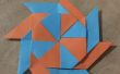 8-puntige Origami transformeren Shuriken