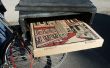 Fiets Pizza drager gebouwd uit schroot materialen