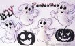 4 spoken schuimend of EVA voor Halloween | DIY |---4 Fantasmas de Foamy o goma eva para Halloween | DIY | 