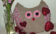 Hoe maak je een "liefde uil kussen" - een Valentine naaien Craft