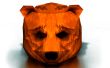 DIY 3D Bear papier masker