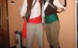 Guybrush Threepwood en Elaine Marley piraat kostuums (Monkey Island)