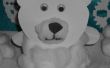 Plaat Polar Bear Craft Project voor kinderen papieren