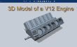 3D V12-motor