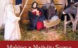 Maken van een kerststal: de Baby Jezus