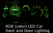 RGB LED auto streepje, en deur verlichting