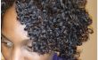 Curly Twistout in natuurlijke haar met behulp van Flexirods