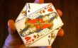 De drie-Card Monte - een Origami portefeuille
