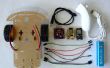 ESP8266 en Visuino: WiFi-afstandsbediening Smart auto Robot met Wii Nunchuck