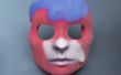 Draagbare 3D afgedrukt zelfportret - masker