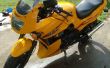 Hoe te debadge (verwijderen stickers) van een motorfiets. 