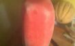 Huid van een watermeloen