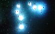 Kosmische licht met LEDs ingesloten in hars