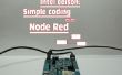 Intel Edison: Eenvoudige codage met knooppunt rood. 