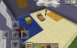 Minecraft paraplu en strandstoel