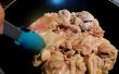Rijstkoker gestoofd Bee Hoon met kip en champignons