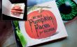 Halloween Pumpkin Face boek sjabloon