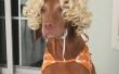 Gemakkelijke hond Halloween kostuum - strand meisje