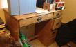 Refurnish Old Desk Into Vanity